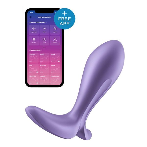 Анальна пробка Satisfyer Intensity Plug фіолетова PS12-4685 фото