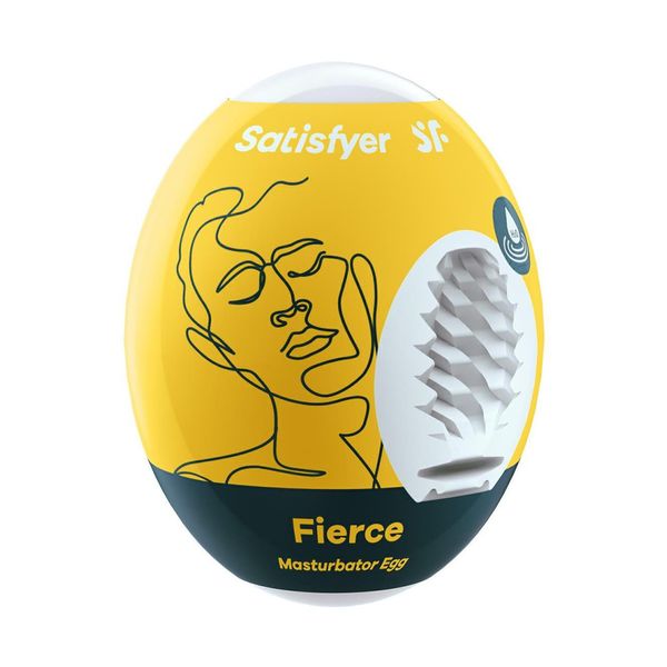 Набір мастурбаторів Satisfyer 3-piece Egg Set Fierce : Колір - Білий ON0250 фото