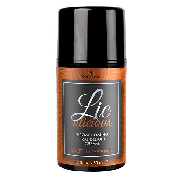 Гель для мінету Sensuva Lic-o-licious Salted Caramel (50 мл), оліїстий, без цукру PS12-0728 фото