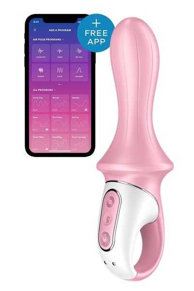 Анальний смарт-вібратор Satisfyer Air Pump Booty 5+, надувається ON0164 фото