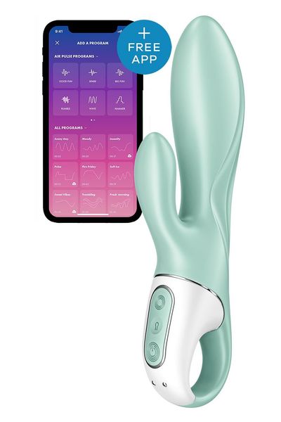 Смарт вібратор-кролик Satisfyer Air Pump Bunny 5+, надувається ON0165 фото