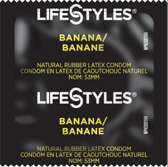 LifeStyles Banana - кольорові, ароматизовані ON0067 фото