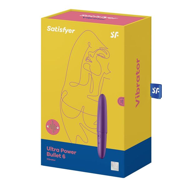 Мінівібратор Satisfyer Ultra Power Bullet 6 Violet SO5433 фото