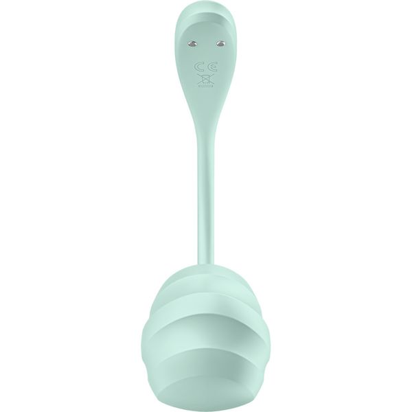 Віброяйце Satisfyer Smooth Petal Connect App колір мʼятний  PS12-6047 фото