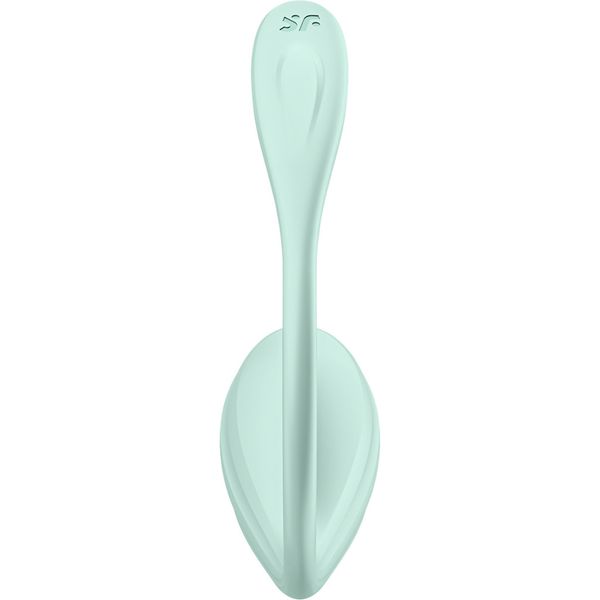 Віброяйце Satisfyer Smooth Petal Connect App колір мʼятний  PS12-6047 фото