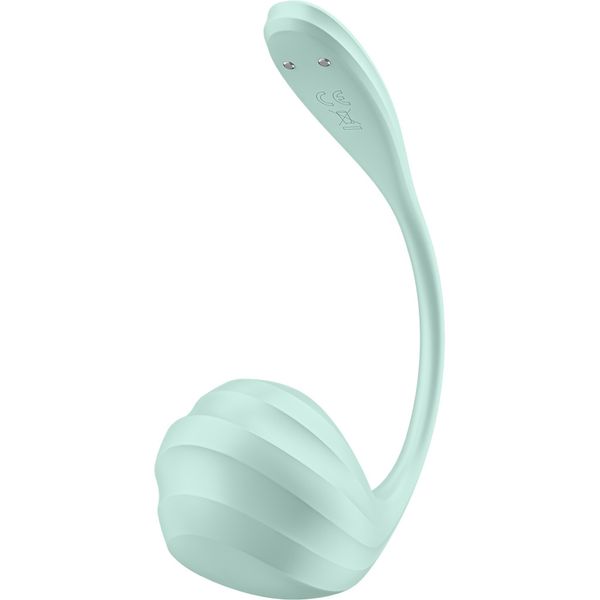 Віброяйце Satisfyer Smooth Petal Connect App колір мʼятний  PS12-6047 фото