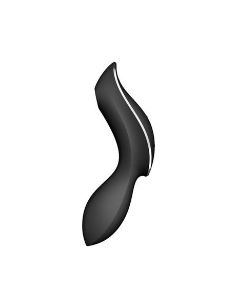 Вакуумний стимулятор з вібрацією Satisfyer Curvy Trinity 2 Black SO6085 фото