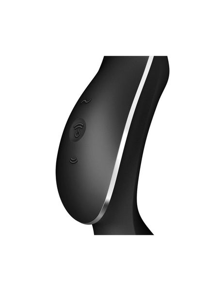 Вакуумний стимулятор з вібрацією Satisfyer Curvy Trinity 2 Black SO6085 фото