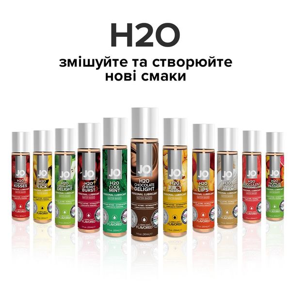 Змазка на водній основі System JO H2O — Chocolate Delight (30 мл) без цукру, рослинний гліцерин SO1475 фото