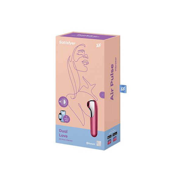 Вакуумний стимулятор Satisfyer Dual Love PS12-1318 фото