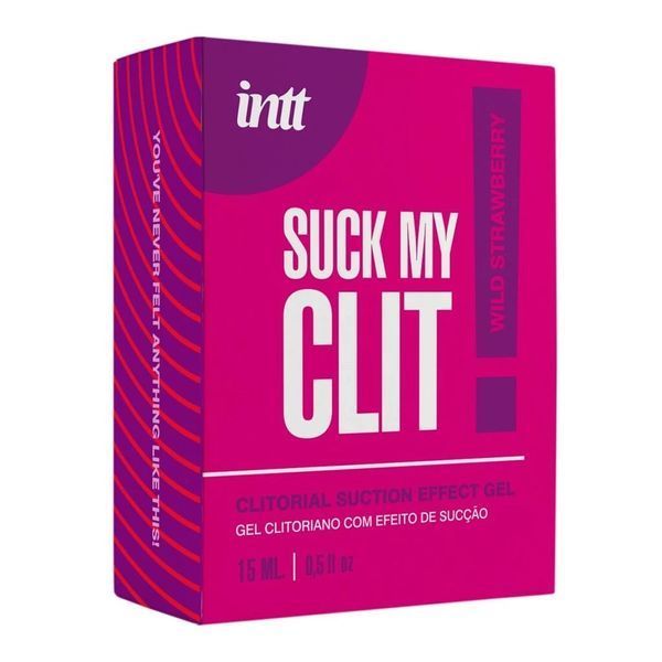 Стимулюючий гель Intt Suck My Clit Wild Strawberry ON0655 фото