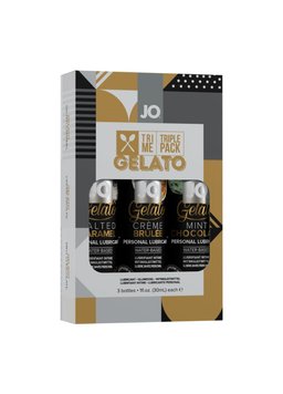 Набір лубрикантів System JO Tri-Me Triple Pack Gelato ON0303 фото