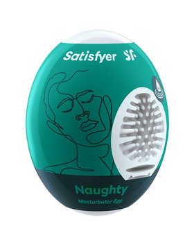 Самозмащувальний мастурбатор-яйце Satisfyer Masturbator Egg Naughty, одноразовий, не потребує змазки ON0129 фото